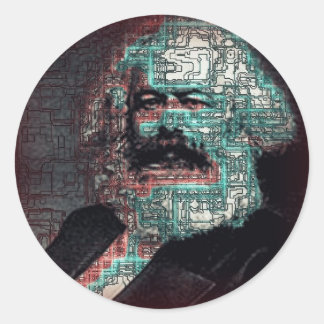 Adesivo Redondo Marx