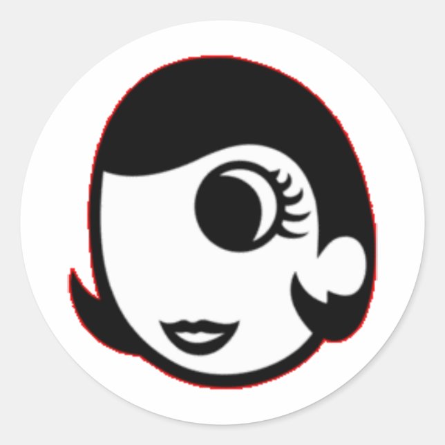 Adesivo Redondo Mary Prankster (Frente)