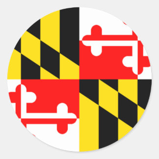 Adesivo Redondo Maryland Sticker