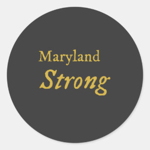 Adesivo Redondo Maryland Strong