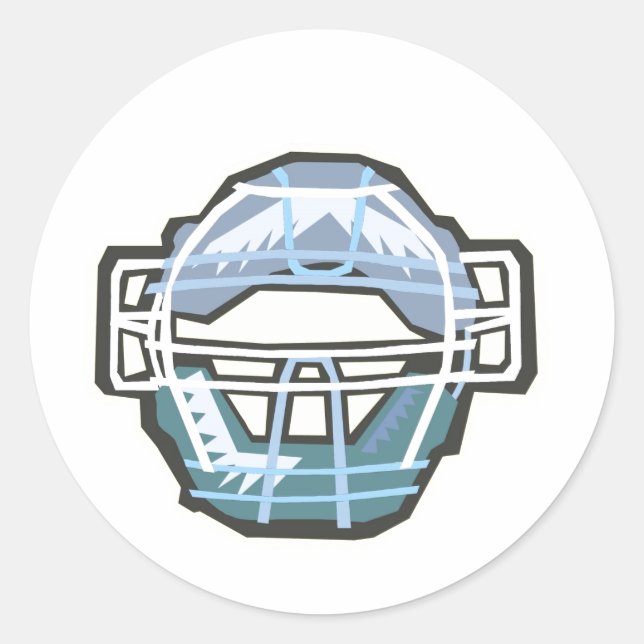 Adesivo Redondo Máscara de Catchers (Frente)