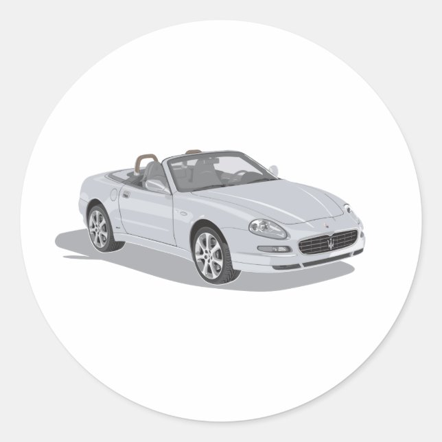 Adesivo Redondo Maserati Spyder (Frente)