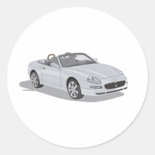 Adesivo Redondo Maserati Spyder