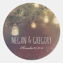 Mason Jar String Lights Branches Rustic Wedds