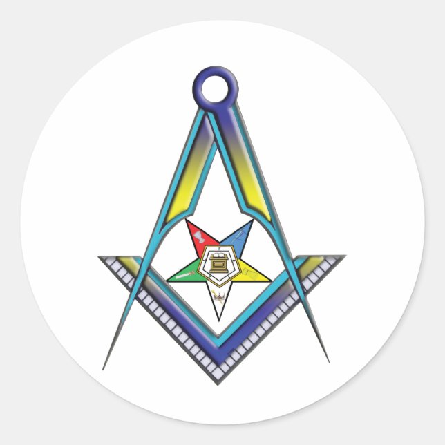 Adesivo Redondo Mason OES (Frente)