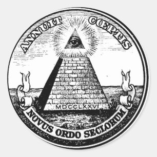 Adesivo Redondo masônico