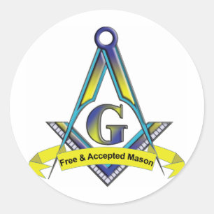 Adesivo Redondo Masons Gratuitos e Aceitos