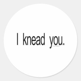 Adesivo Redondo Massagem - Eu te ajoelhei