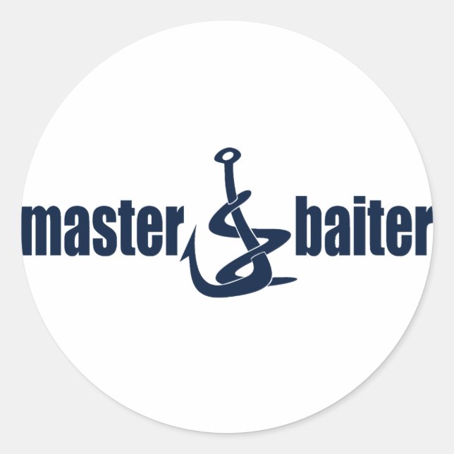 Adesivo Redondo Master Baiter (Frente)