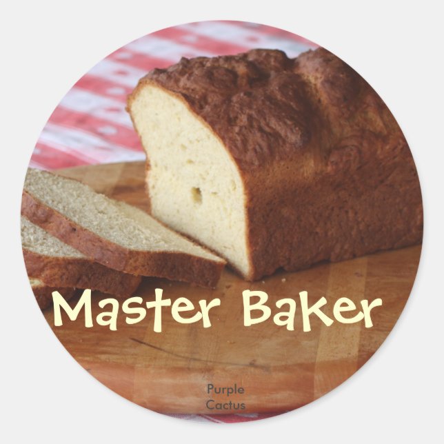 Adesivo Redondo Master Baker (Frente)