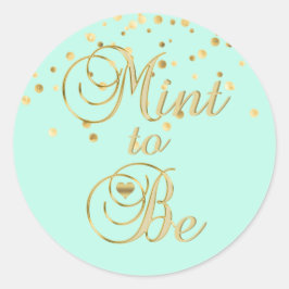 Adesivo Redondo MATA Elegante PARA SEREM Douradas Focas de Envelop