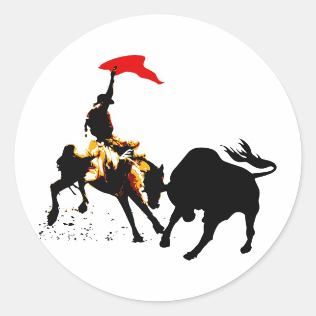 Adesivo Redondo Matador (Frente)
