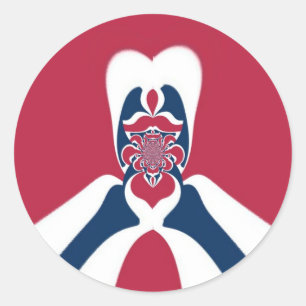 Adesivo Redondo Matata E-T extraterrestre Hakuna Eu venho em paz