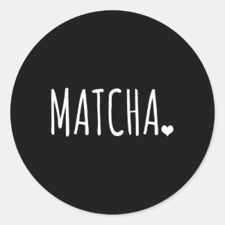 Adesivo Redondo Matcha Matcha Tea