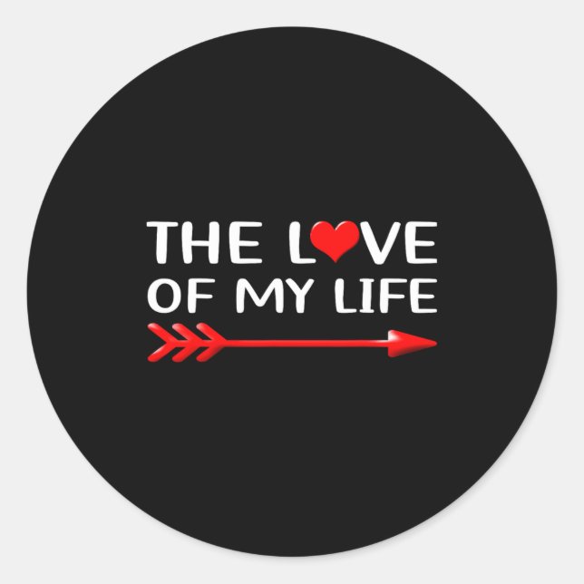 Adesivo Redondo Matching His And Hers Couples Funny Set Valentine  (Frente)