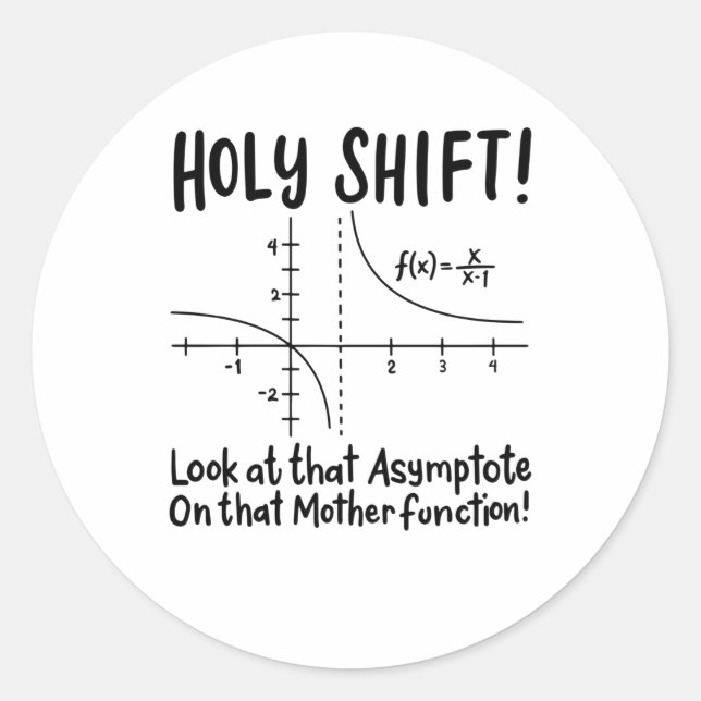 Adesivo Redondo Matemática (Frente)