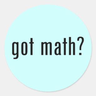 Adesivo Redondo matemática obtida?