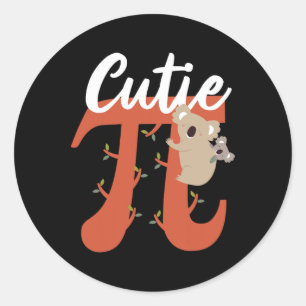 Adesivo Redondo Matemática Pi-Day Cutil Por Pie