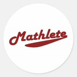Adesivo Redondo Mathlete
