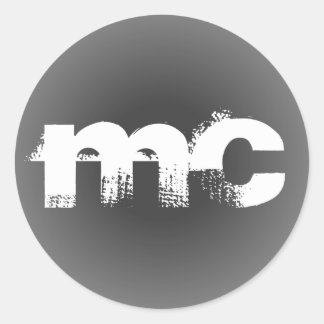 Adesivo Redondo Matt Crook Design Sticker