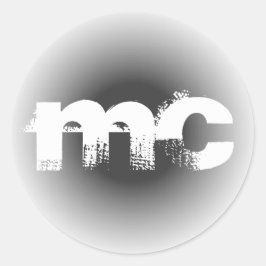 Adesivo Redondo Matt Crook Design Sticker