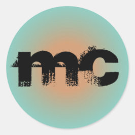 Adesivo Redondo Matt Crook Design Sticker