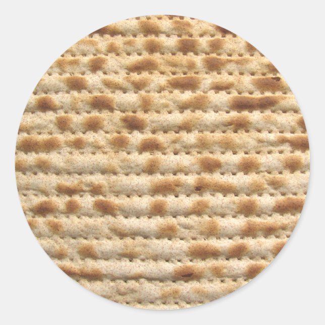 Adesivo Redondo Matzah Biscuit (Frente)