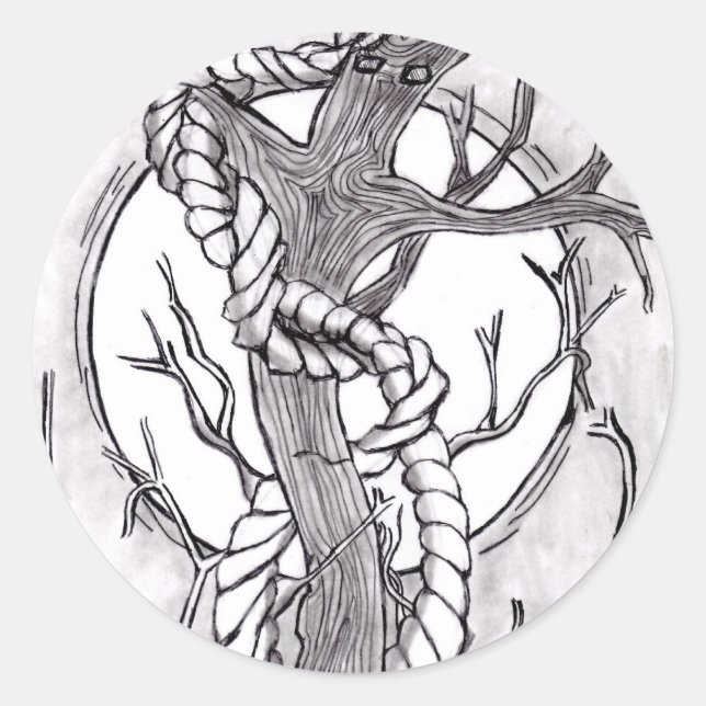 Adesivo Redondo mau (Frente)