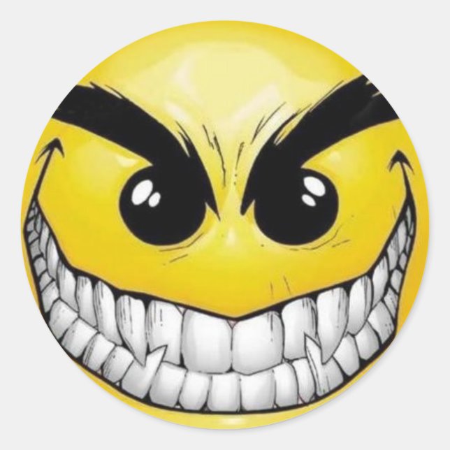 Adesivo Redondo Mau (Frente)