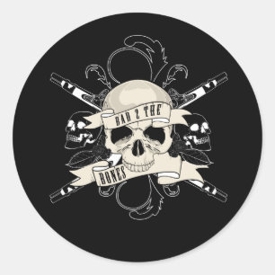 Adesivo Redondo Mau 2 Os Ossos