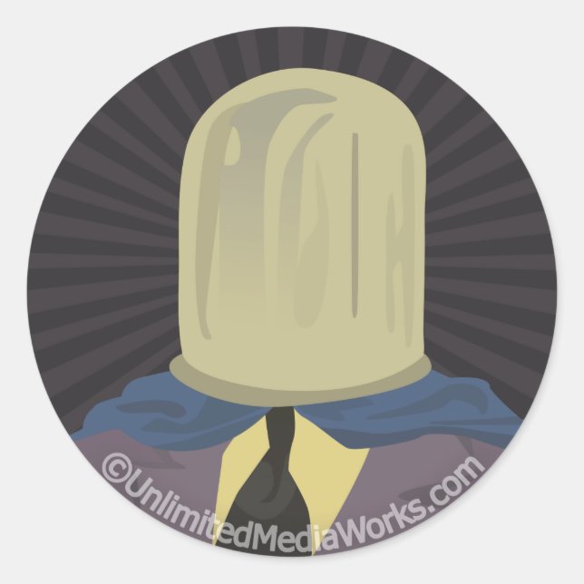 Adesivo Redondo Mau Masterhead Crystal (Frente)