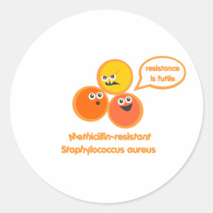 ADESIVO REDONDO MAU MRSA