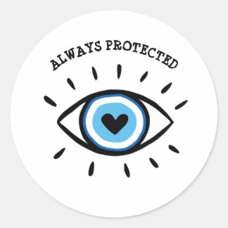 Adesivo Redondo Mau ocular Espiritual Aestésico Esotérico