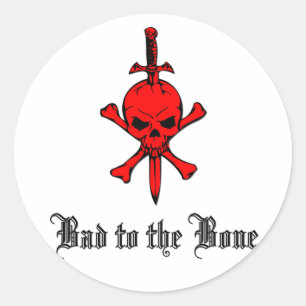 Adesivo Redondo Mau para o Osso