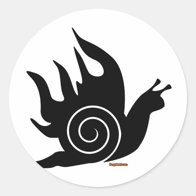 Adesivo Redondo Mau Snail (Frente)