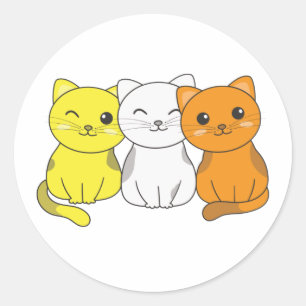 Adesivo Redondo Maverique Flag Pride Lgbtq Cute Bunch Classic