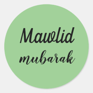 Adesivo Redondo Mawlid Stickers