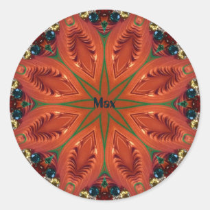 Adesivo Redondo MAX ~ CHRISTMAS SHADES ~ red green blue ~