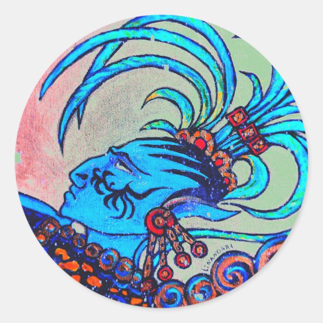 Adesivo Redondo Mayan Elf: Desafio (Frente)