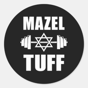 Adesivo Redondo Mazel Tuff Funny Juewout