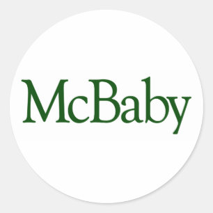 Adesivo Redondo Mcbaby