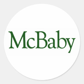 Adesivo Redondo Mcbaby