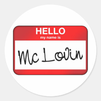 Adesivo Redondo McLovin
