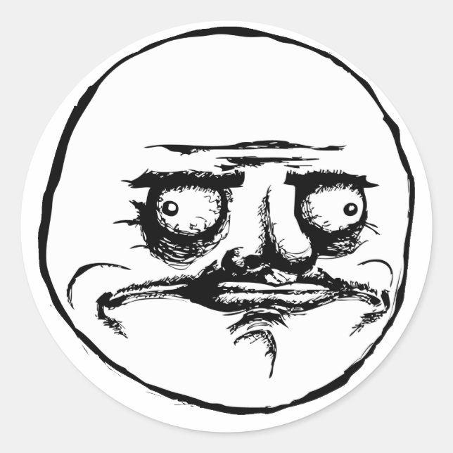 Adesivo Redondo Me Gusta (Frente)