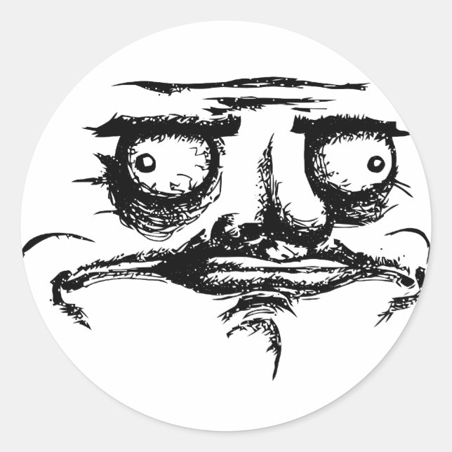 Adesivo Redondo Me Gusta Sticker (Frente)