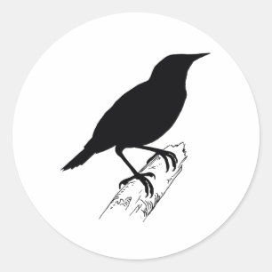 Adesivo Redondo Meadow Lark