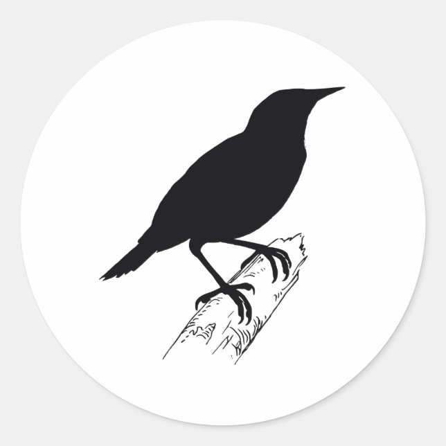 Adesivo Redondo Meadow Lark (Frente)