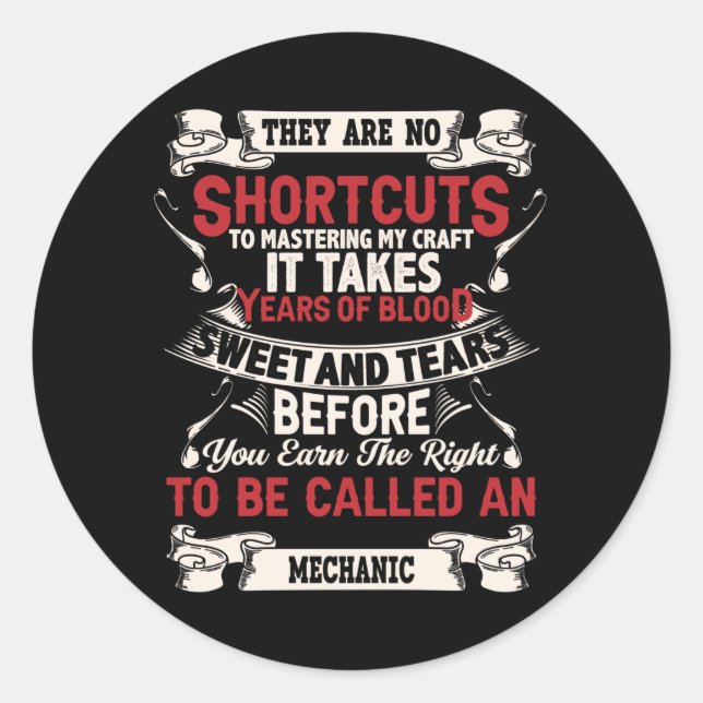 Adesivo Redondo Mecânica (Frente)