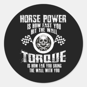 Adesivo Redondo Mecânica Diesel Quão Longe Traz A Parede