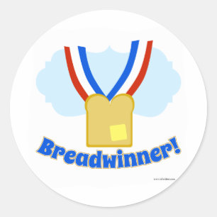 Adesivo Redondo Medalha Breadwinner